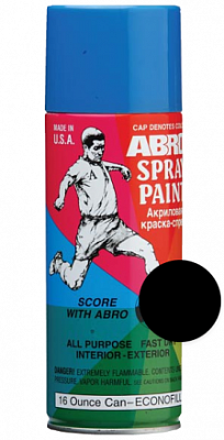 Краска-спрей ABRO Masters высокотемпературная (чёрная) 226г SPH-202-AM-R 1/12