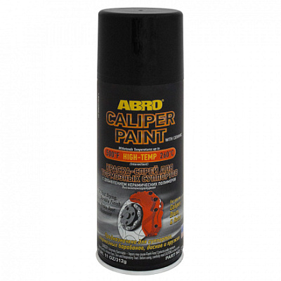 Краска-спрей ABRО для тормозных суппортов (чёрный) 226г CP-555-BLK 1/12