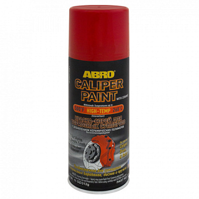 Краска-спрей ABRО для тормозных суппортов (красный) 226г CP-555-RED 1/12