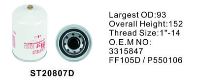 Фильтр топливный ST20807D (FSF921/6 /P551001)
