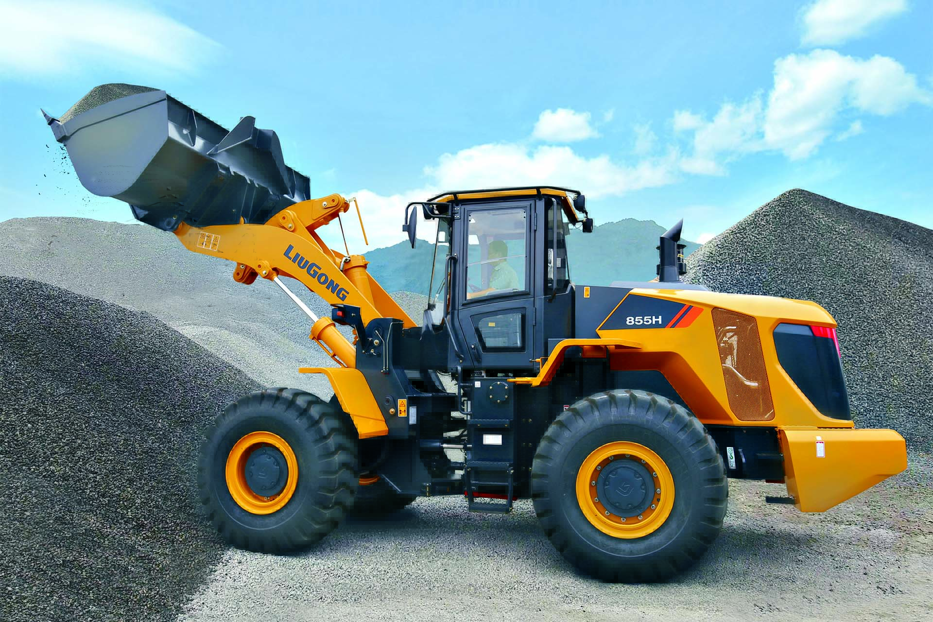 5-тонный погрузчик LiuGong  – экономичный и высокоэффективный 855H