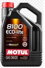Масло моторное MOTUL 8100 Eco-lite 0W20 SN/GF-5 синтетика 1л, 1/12