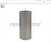 Фильтр гидравлический картридж Fera Filter FEO1229H (P557380/PT539)