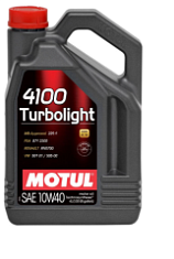 Масло моторное MOTUL 4100 Turbolight 10W40 SN/CF полусинтетика 1л, 1/12