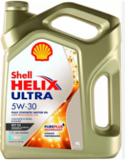 Shell Helix Ultra ECT 5W-30, моторное масло 4л, 1/4