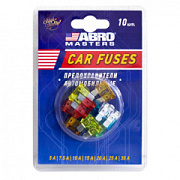 Набор предохранителей ABRO №7 флажковые (5, 7.5, 10, 15, 20, 25, 30 А) 10 шт. FU-AI381-7-AS