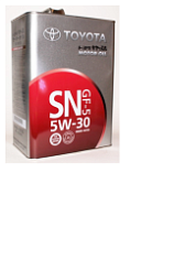 Масло моторное Toyota 5w30 SN/CF GF-5 4л, 1/4