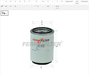 Фильтр топливный Fera Filter FSF1015/7 (BF1329/под колбу)