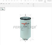 Фильтр топливный Fera Filter FSF1023/8C (P550900/BF9903-SP/BF9811-SP)